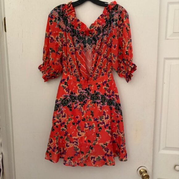 Saloni Grace Midi Dress, Size 6 - Picture 11 of 14